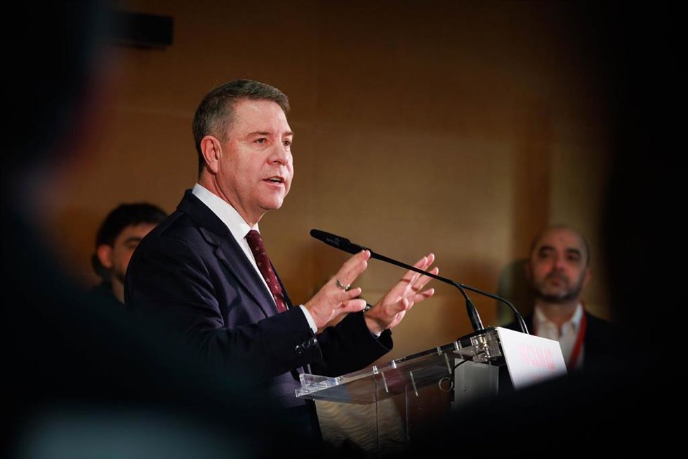 El presidente de Castilla-La Mancha, Emiliano García-Page, en Talavera.