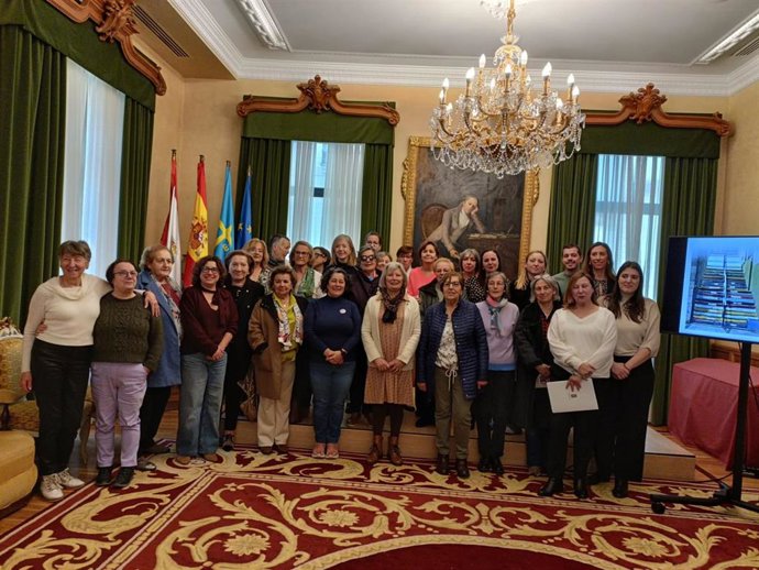 Presentación de la programación de actos que se celebrarán en Gijón con motivo del 8 de marzo, Día Internacional de la Mujer.
