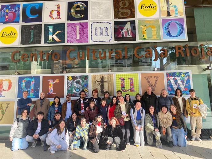 'El Paseo De La Tipografía' Homenajea A La 'Charlotte' En El Centro Fundación Caja Rioja Gran Vía