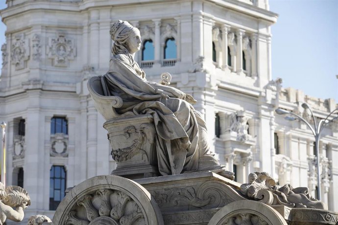Archivo - La fuente de Cibeles.