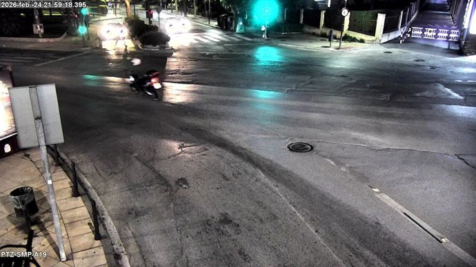 Imagen de motorista captada por las cámaras de tráfico