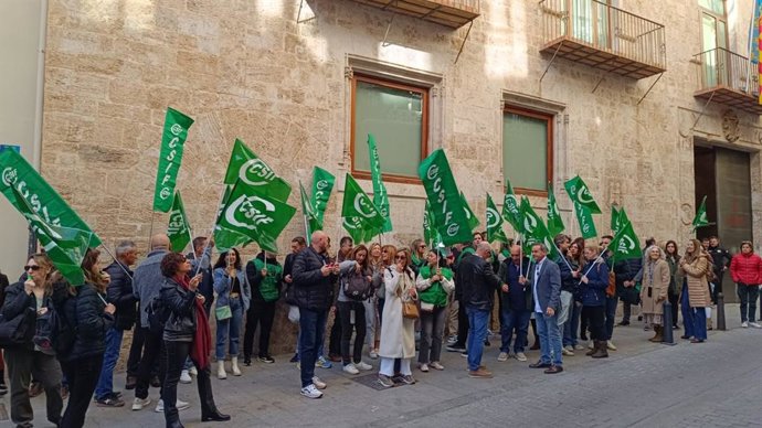 Imagen de archvio de una protesta del CSIF.