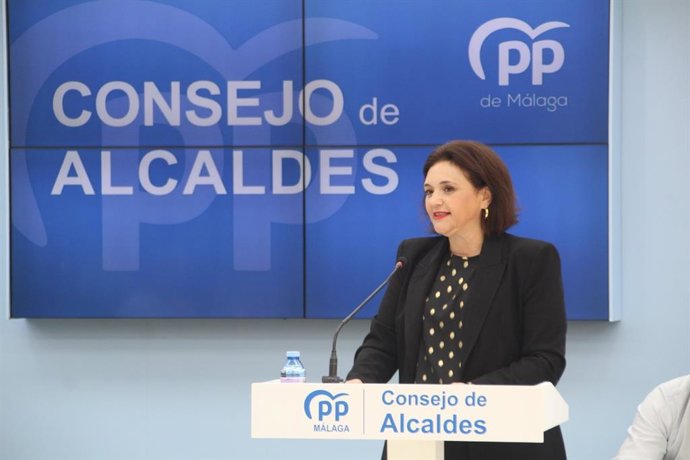La presidenta del Consejo de Alcaldes del PP de Málaga, Margarita del Cid.