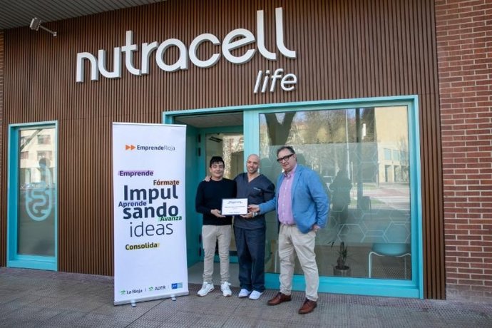 El programa EmprendeRioja reconoce el proyecto empresarial Nutracell Life SL., ubicado en Logroño