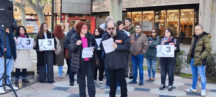 Manifestación CCOO y UGT en Zaragoza
