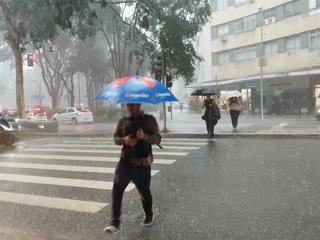 Lluvias en Sao Paulo, sur de Brasil.
