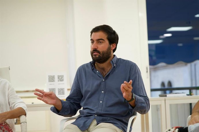 El presidente del Comité Ejecutivo Provincial de Vox Sevilla, Javier Navarro. Imagen de archivo.