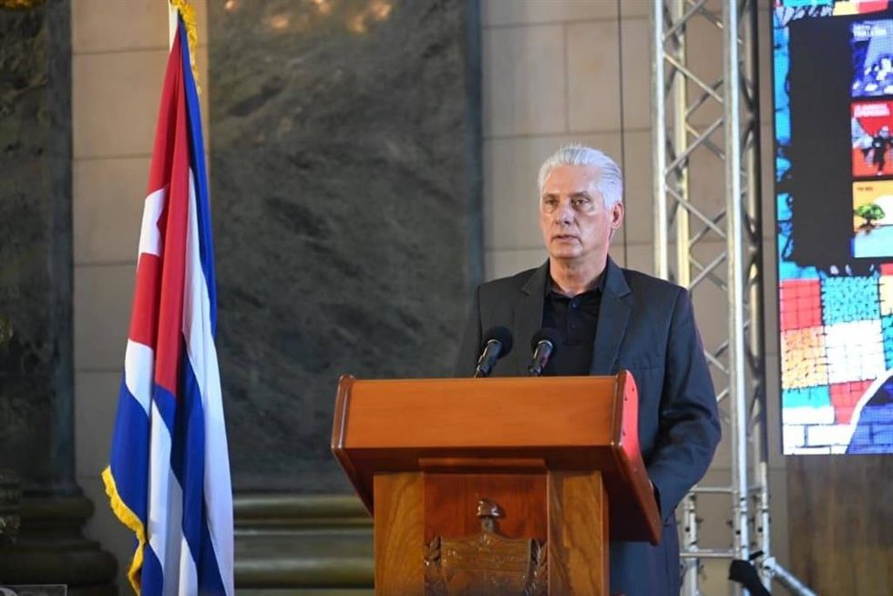 El presidente de Cuba, Miguel Díaz-Canel