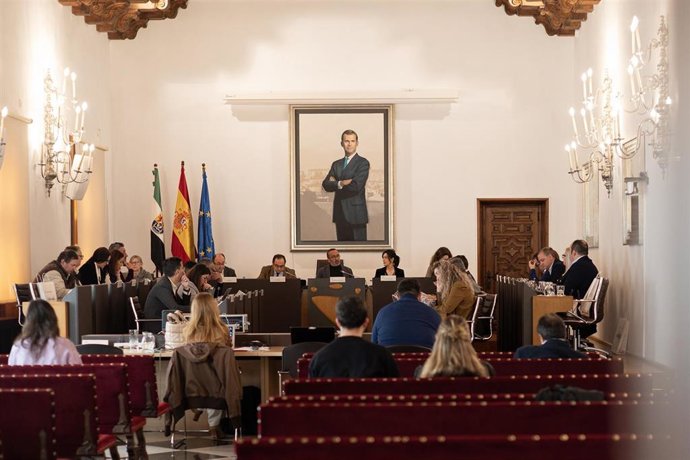 Pleno de la Diputación de Cáceres del mes de febrero