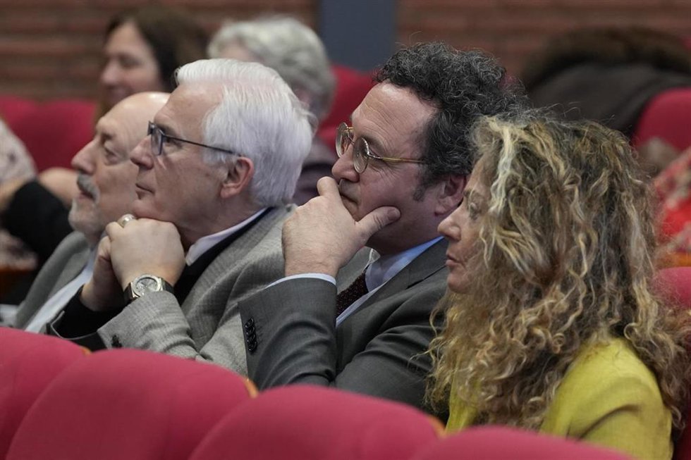 El exfiscal general del Estado, Álvaro García Ortiz, en una jornada organizada por la Universitat de Barcelona (UB) y la Associació Catalana de Juristes Demócratas para analizar su sentencia