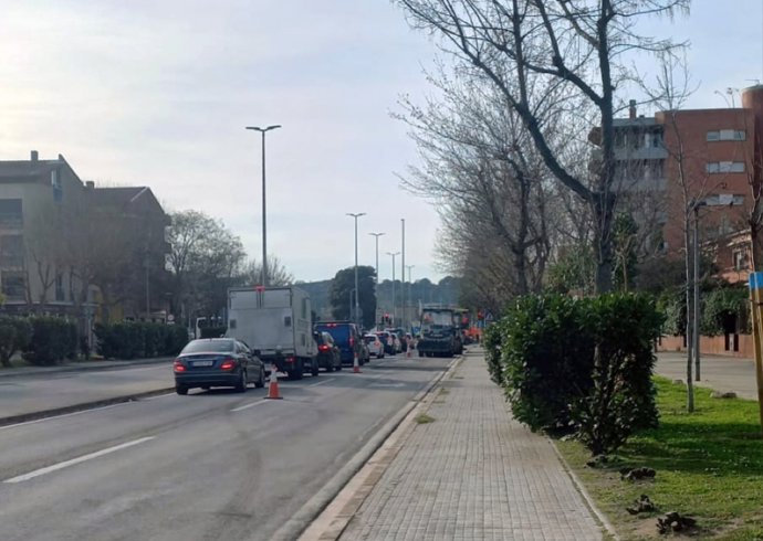 Archivo - Tasques de millora del ferm a Granollers