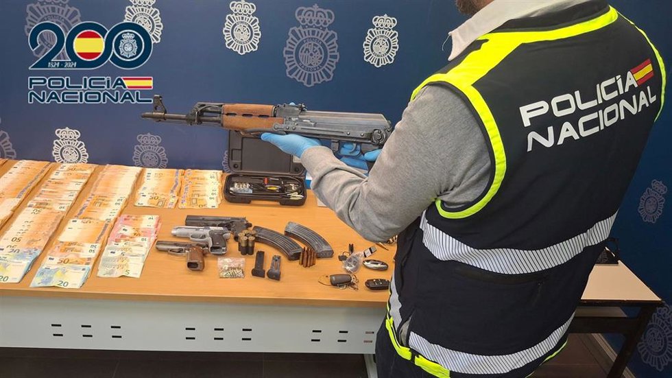 Efectos intervenidos por la Policía Nacional en la operación