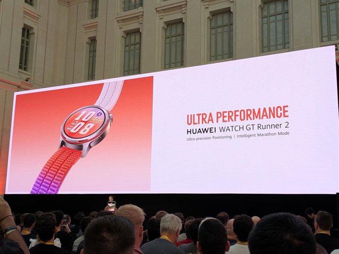 Apresentação em Madri do novo relógio Huawei Watch GT Runner 2.