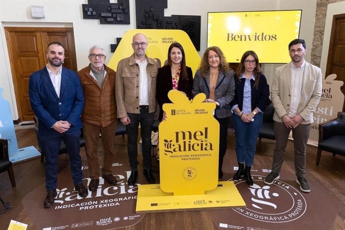 La conselleira do Medio Rural, María José Gómez, en la presentación de la nueva marca de la indicación geográfica protegida (IXP) Mel de Galicia, en un acto celebrado en Santiago