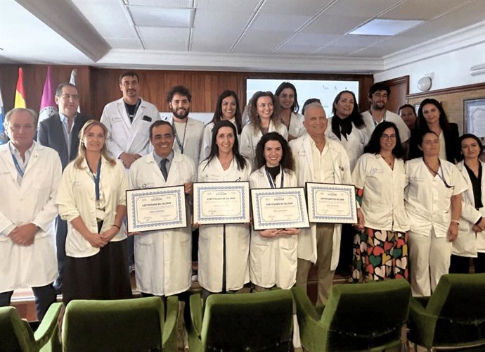 Equipo de la Unidad de Esclerosis Múltiple del Hospital de La Candelaria