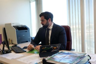 El diputado provincial de Vox, Gustavo de Castro.