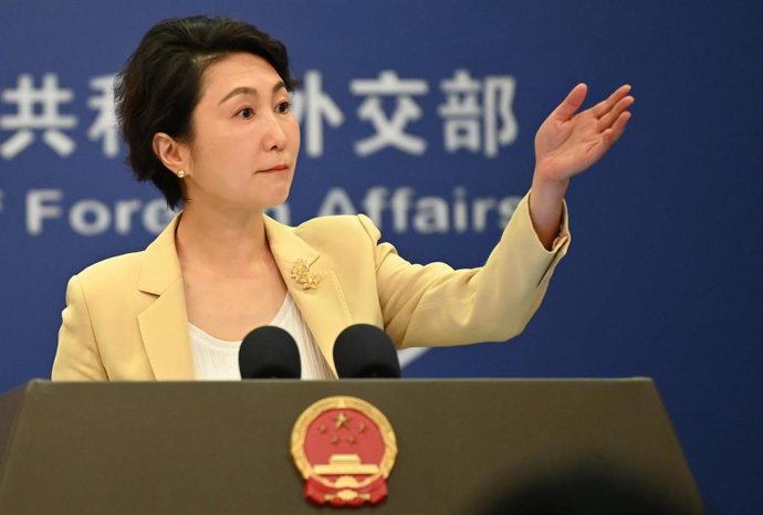 Archivo - Mao Ning, portavoz del Ministerio de Asuntos Exteriores de China.