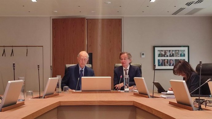 El presidente de Colonial SFL, Juan José Brugera, y el consejero delegado, Pere Viñolas