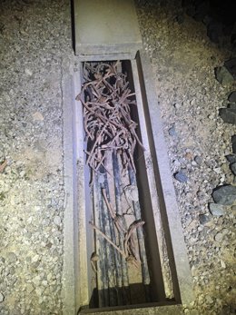 Robo de cablle de las vías en Algemesí