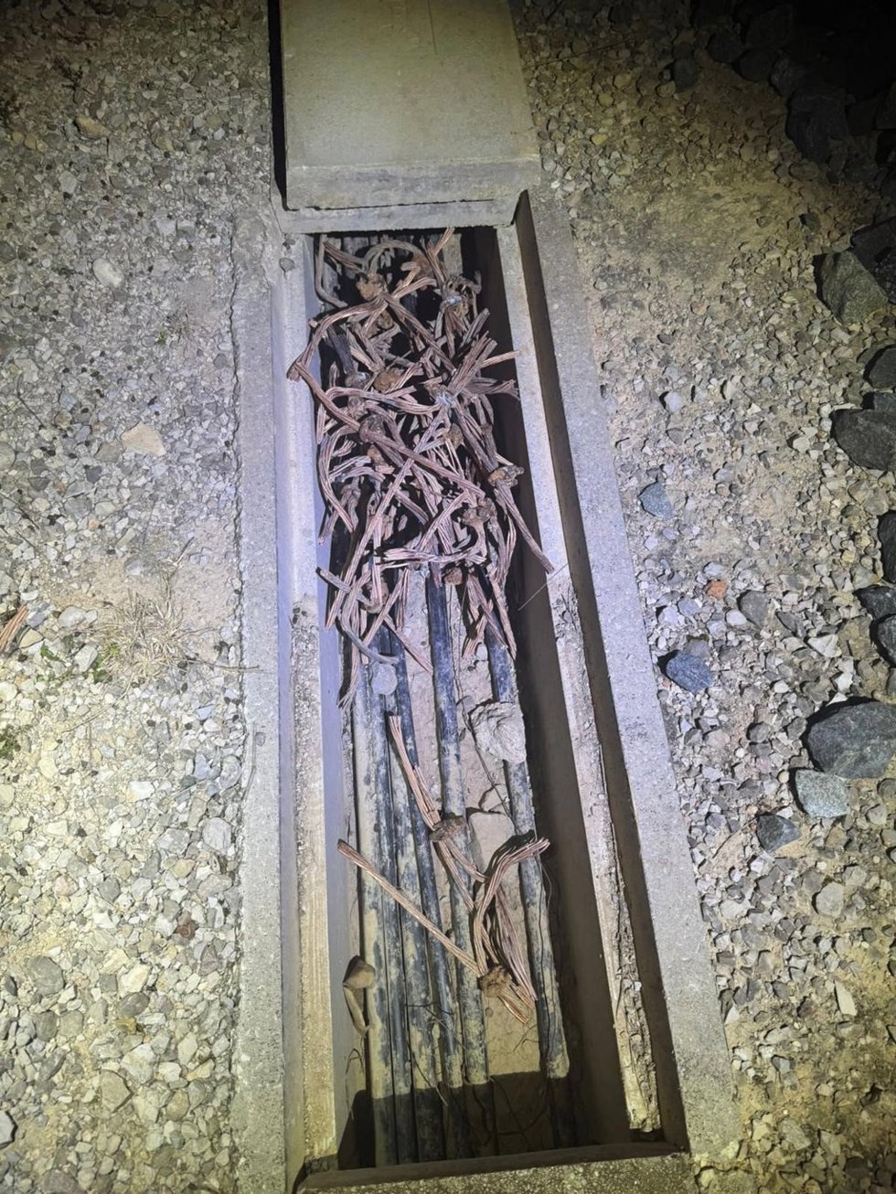 Robo de cablle de las vías en Algemesí