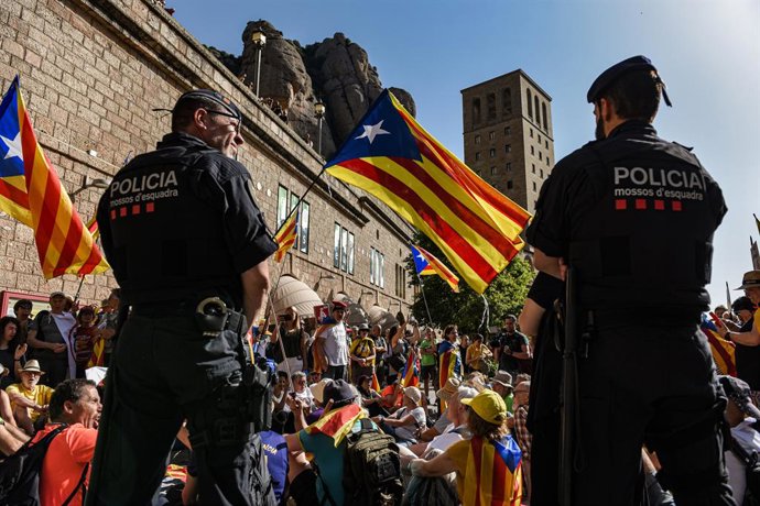 Archivo - Protesta de l'Assemblea Nacional Catalana contra el Rei