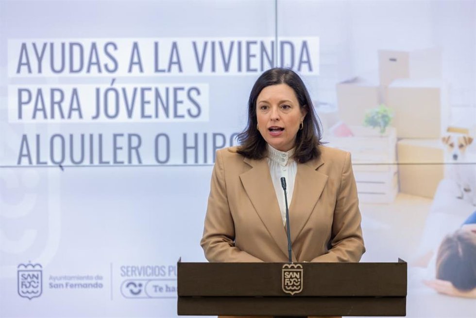 La alcaldesa de San Fernando (Cádiz), presenta una linea de ayudas para el alquiler de personas jóvenes