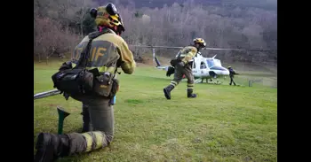 Asturias continúa registrando incendios forestales activos este jueves: ocho y dos controlados