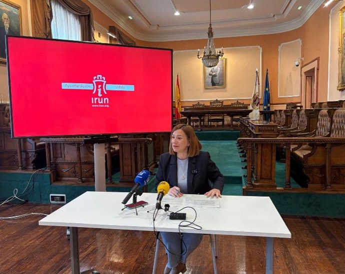 La alcaldesa de Irun, Cristina Laborda