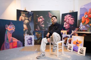 El artista Dan Bonssai expone en el Espacio Joven de Fundación Ibercaja.