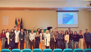 Fotografía familiar de la IV Jornada Provincial sobre Cardiopatías Hereditarias.