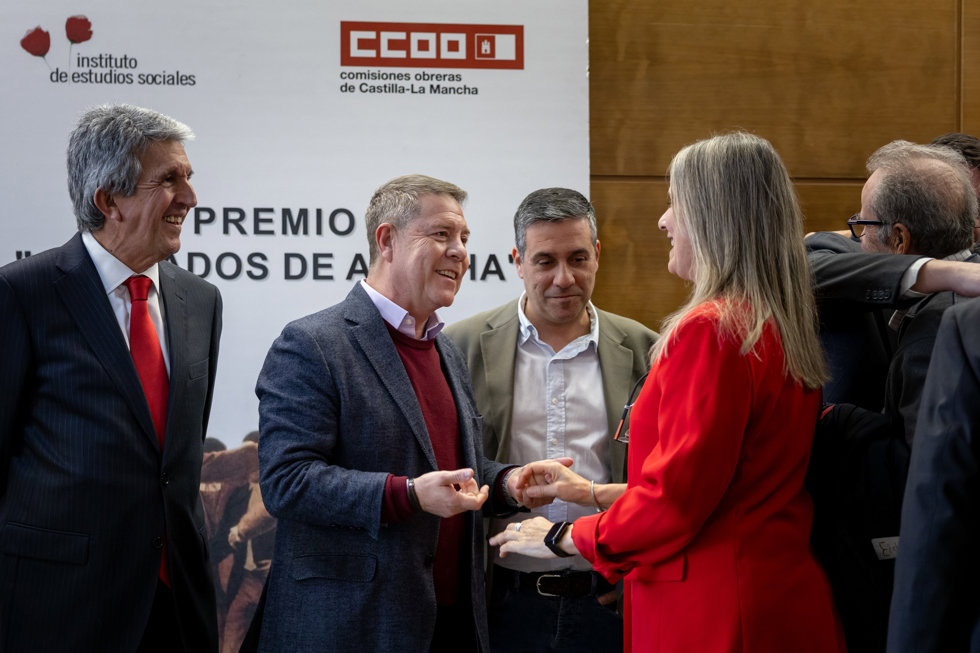  El presidente autonómico, Emiliano García-Page, participa en la entrega de los Premio Abogados de Atocha 2026.