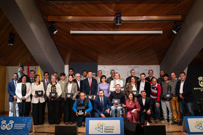 Acto de entrega de los Galardones Deportivos de la temporada 2025 de la Diputación de Huelva. 
