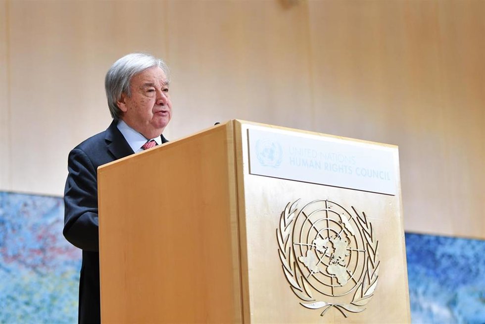 El secretario general de Naciones Unidas, António Guterres