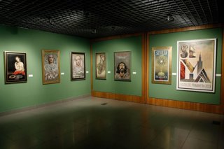 La exposición 'Imago Fidei. La pintura sacra de Jonathan Sánchez Aguilera'.