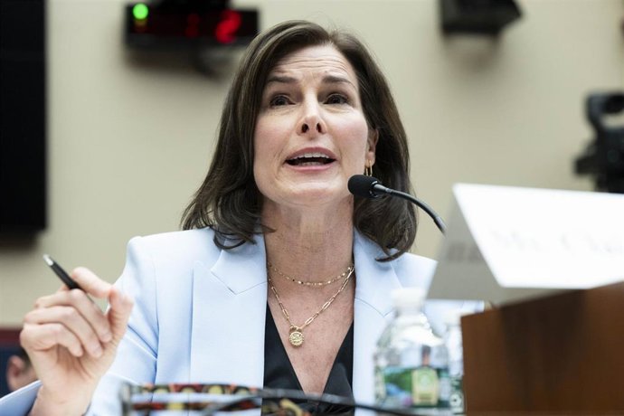 Archivo - La presidenta de la Universidad de Columbia, Claire Shipman