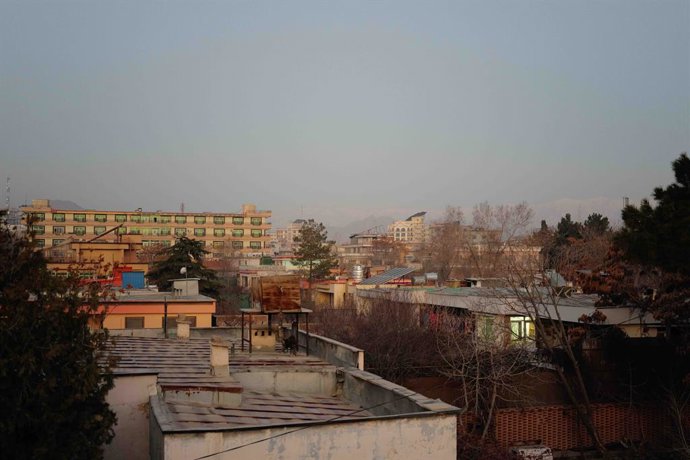 KABUL, Feb. 27, 2026  -- This photo taken on the morning of Feb. 27, 2026 shows a city view of Kabul, Afghanistan. Zabihullah Mujahid, spokesperson for the Afghan government, posted on his X account early Friday that the Pakistani military conducted airst