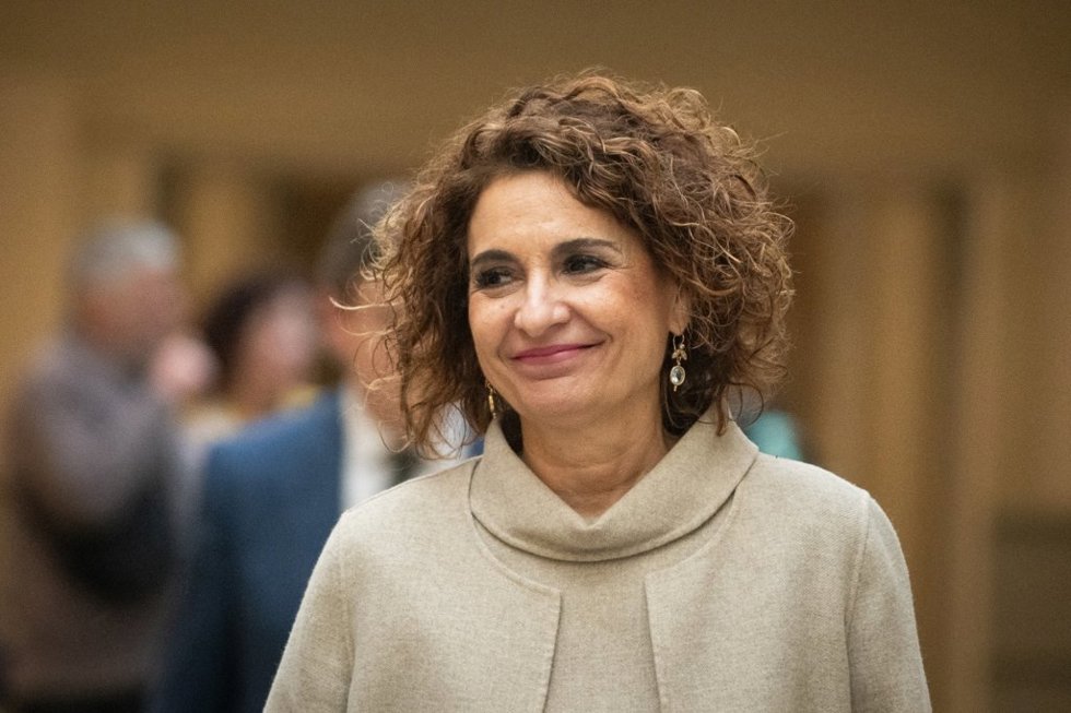 La vicepresidenta primera del Gobierno y secretaria general del PSOE-A, María Jesús Montero.