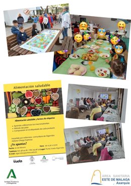 Área Sanitaria Este de Málaga Axarquía promueve la alimentación saludable entre su población