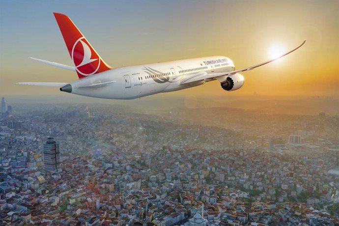 Archivo - Avión de Turkish Airlines