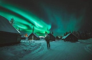 Auroras boreales en Finlandia
