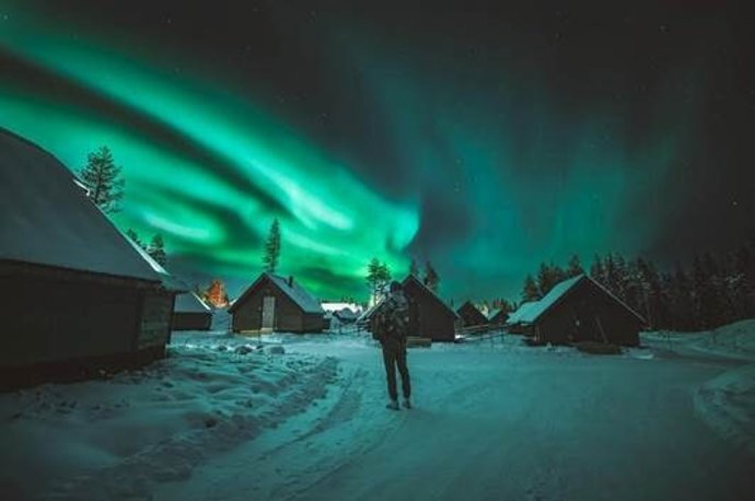 Auroras boreales en Finlandia