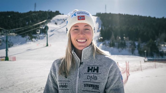 La esquiadora noruega Kajsa Vickhoff Lie, del Team Telenor Alpine Norway Helly Hansen, quinta en los recientes Juegos Olímpicos de Invierno de Milán-Cortina.
