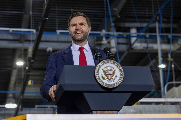 February 26, 2026, Plover, Wisconsin, USA: Vice President JD VANCE visits Plover, Wisconsin.