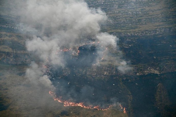 Incêndio florestal nesta quarta-feira