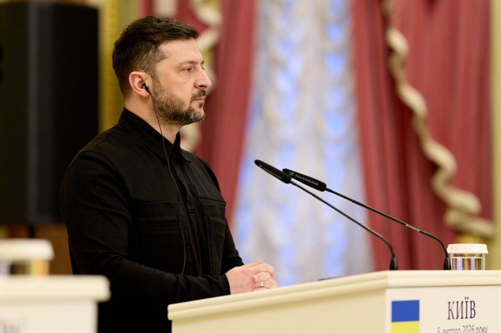Volodimir Zelenski, presidente de Ucrania.