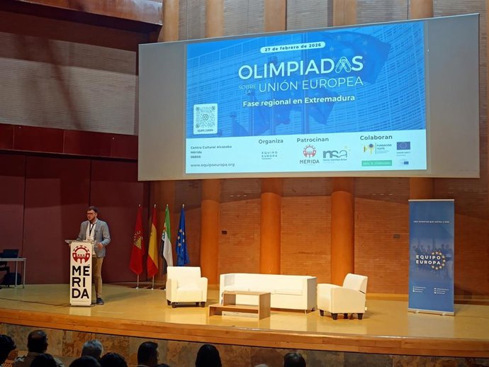 Inauguración de las IV Olimpiadas sobre la Unión Europea en Extremadura