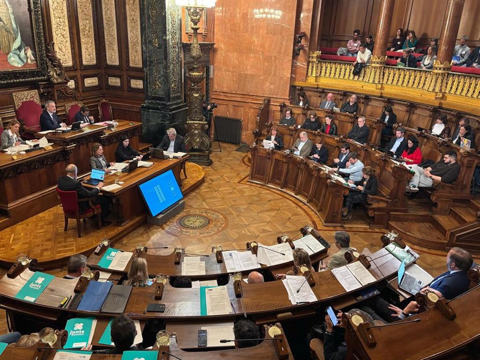 El pleno de febrero del Ayuntamiento de Barcelona