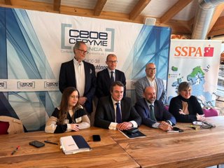 El presidente de la Confederación de Empresarios de Cuenca, David Peña.