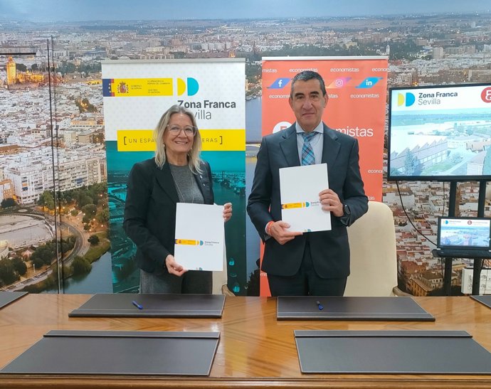 Firma entre la Zona Franca y el Colegio de Economistas para "impulsar" difusión del impacto económico