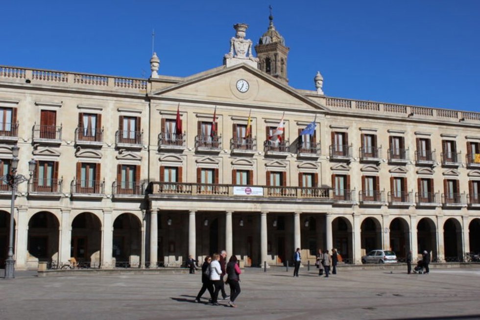 Exterior del Ayuntamiento de Vitoria-Gasteiz